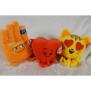 Ty Beanies Babys Emoji 15 cm Herz, Katze oder Hi-5
