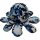 Reversibler Oktopus Camouflage 2 farbig sortiert ca. 30 cm Blau