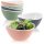 6-teiliges Set Salatschüsseln - Kleine Schüsseln für Salat, Snacks, Obst
